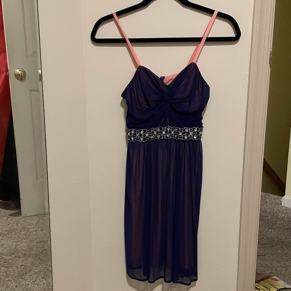 Pink and Blue Party dress - Simply Liliana Size 3 - fun and beautiful!